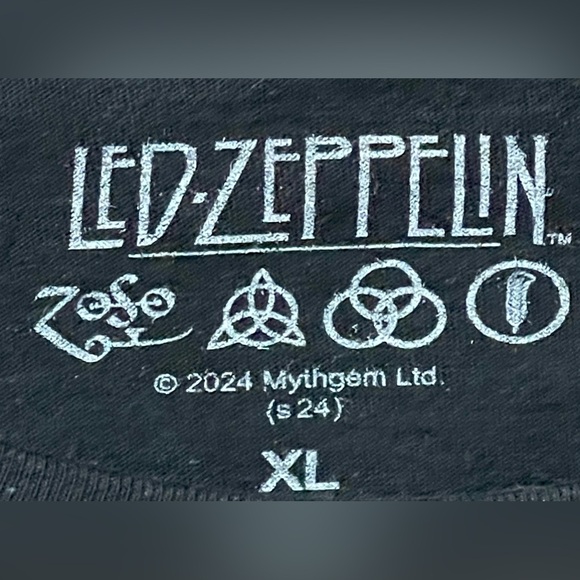 Men’s XL Black Led Zeppelin graphic tee - Picture 3 of 3
